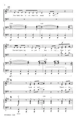 Invisible - Brown/Lojeski - Choral Octavo - SAB Accompanied