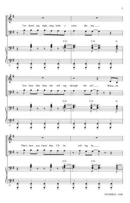 Invisible - Brown/Lojeski - Choral Octavo - SAB Accompanied