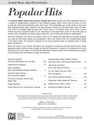 Alfred\'s Basic Adult Course: Popular Hits, Level 3 - Gerou - Piano - Book