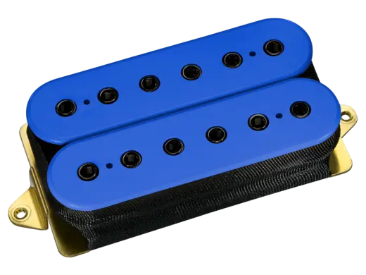 DiMarzio - Super Distortion F-Spaced Humbucker Pickup - Blue with Black Poles