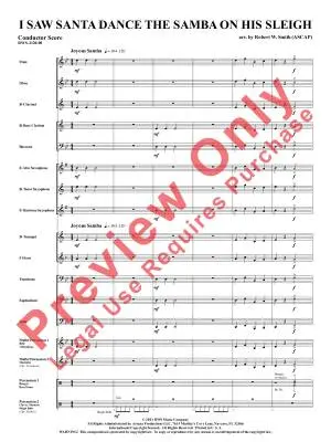 I Saw Santa Dance the Samba on His Sleigh - Smith - Concert Band - Gr. 0.5