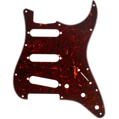 Fender - 11-Hole 60s Vintage-Style Stratocaster S/S/S Pickguard, 4 Ply - Tortoise Shell
