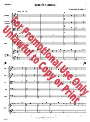 Haunted Carnival - Hawkins - String Orchestra - Gr. 0.5