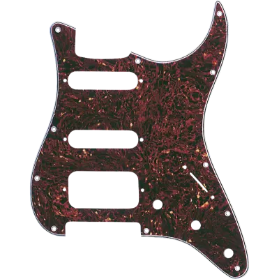 Fender - 11-Hole Modern-Style Stratocaster H/S/S Pickguard, 4 Ply - Brown Tortoise Shell