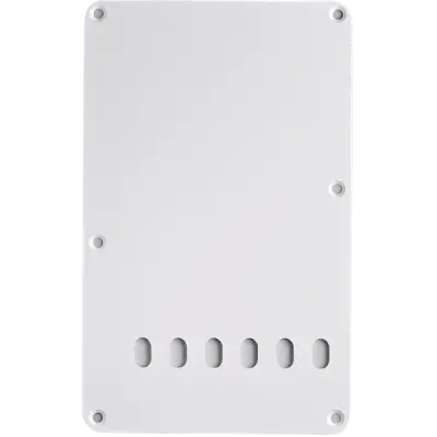 Fender - 6-Hole Stratocaster Vintage-Style Tremolo Backplate, 1 Ply - White