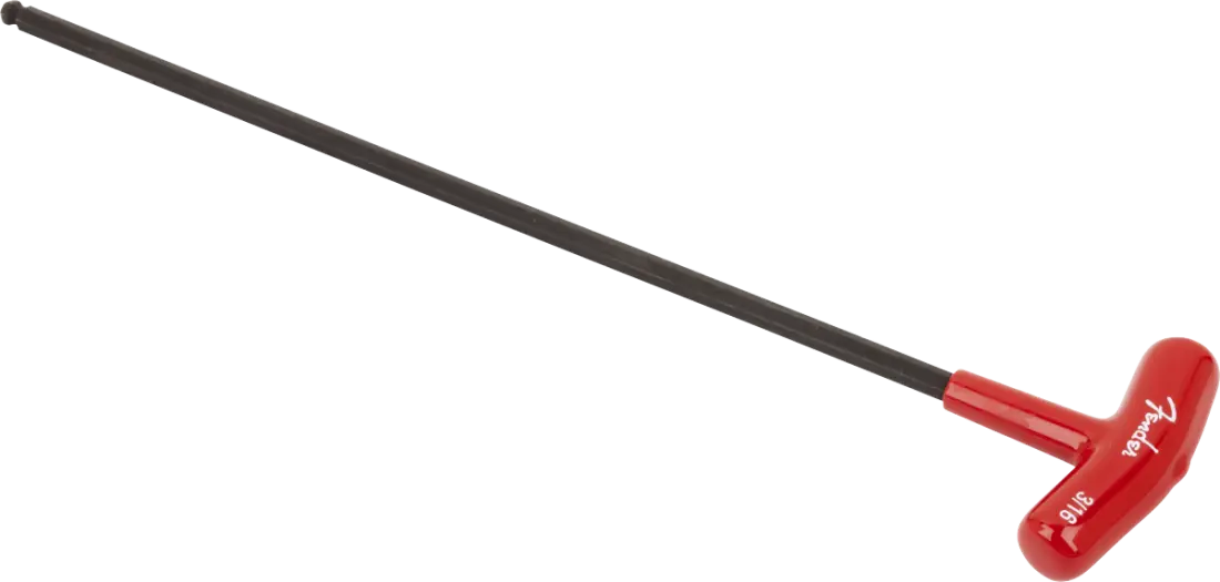 Truss Rod Adjustment Wrench, T-Style, 3/16\'\' - Red