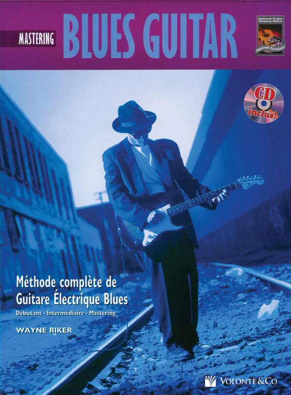 Blues Guitar Mastering Tab - Riker - Guitar - Book/CD