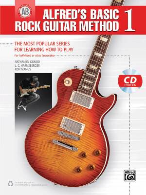 Alfred Publishing - Alfreds Basic Rock Guitar Method 1 - Guitar - Book/CD