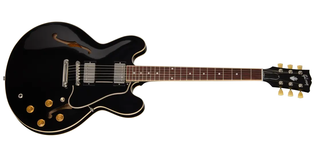 ES-335 50s Electric Guitar with Hardshell Case - Ebony