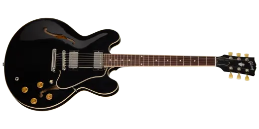Gibson - ES-335 50s Electric Guitar with Hardshell Case - Ebony