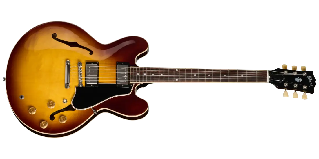 ES-335 50s Electric Guitar with Hardshell Case - Vintage Tobacco Burst