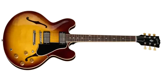 Gibson - ES-335 50s Electric Guitar with Hardshell Case - Vintage Tobacco Burst