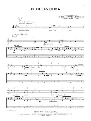 In Through the Out Door - Led Zeppelin - Bass Guitar - Book