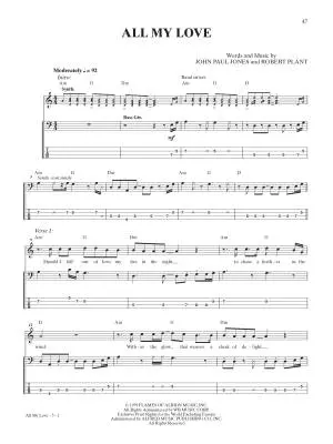 In Through the Out Door - Led Zeppelin - Bass Guitar - Book