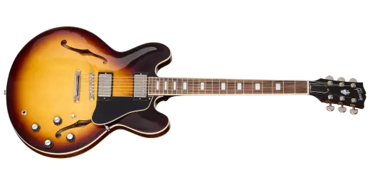 Gibson - ES-335 60s Electric Guitar with Hardshell Case - Vintage Burst