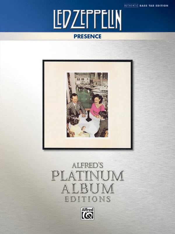 Presence (Platinum Album) - Led Zeppelin - Bass Guitar - Book