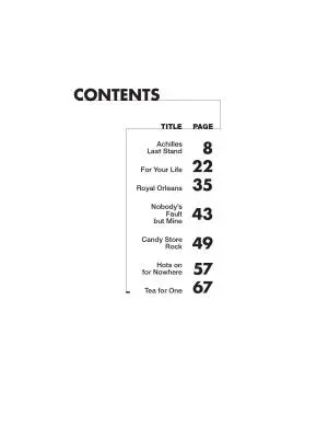Presence (Platinum Album) - Led Zeppelin - Bass Guitar - Book