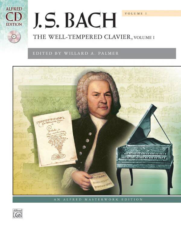 The Well-Tempered Clavier, Volume 1 - Bach/Palmer - Piano - Book/CD