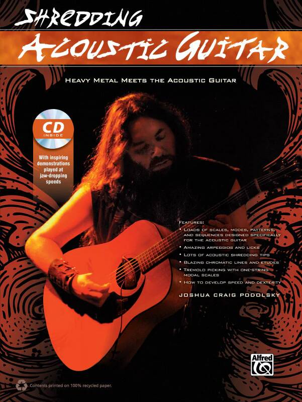 Shredding Acoustic Guitar - Podolsky - Guitar - Book/CD