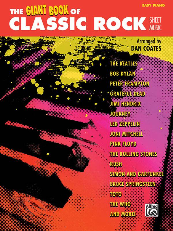 The Giant Book of Classic Rock - Coates - Piano - Book