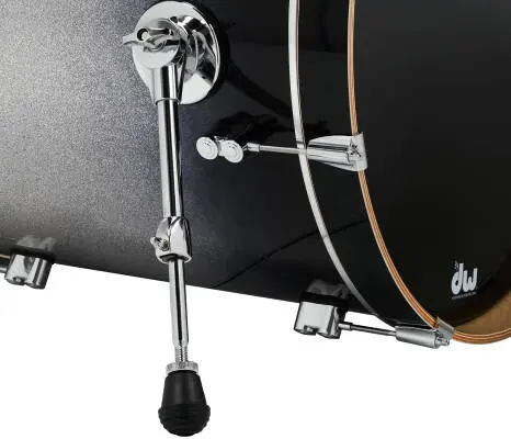 Concept Maple 5-Piece Shell Pack (22,10,12,16,SD) - Silver to Black Fade Lacquer