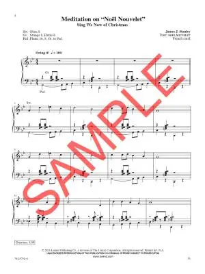 On Christmas Night - Stanley - 2-Staff Organ - Book