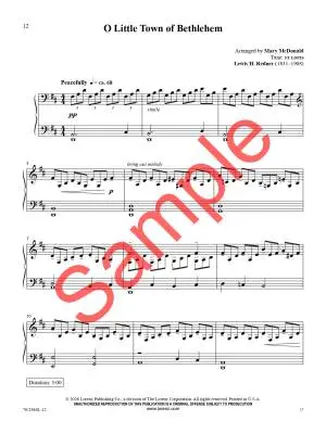 Nativity - McDonald - Piano - Book