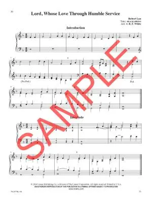 Hymn Introductions and Interludes - Lau - 2-Staff Organ - Book