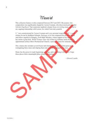 Journeys - Landin - 3-Staff Organ - Book