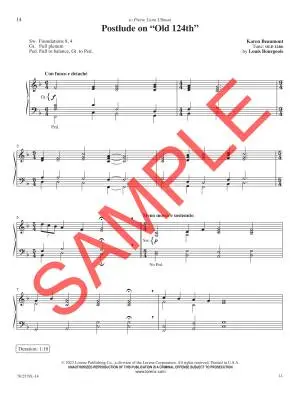 With Gladness Sing - Beaumont - Organ - Book