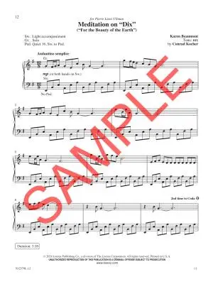With Gladness Sing - Beaumont - Organ - Book