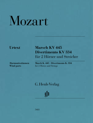 G. Henle Verlag - March K. 445 and Divertimento K. 334 - Mozart/Loy - Chamber Ensemble