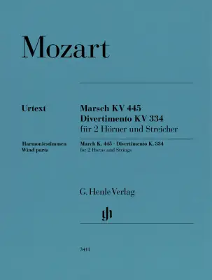 G. Henle Verlag - March K. 445 and Divertimento K. 334 - Mozart/Loy - Chamber Ensemble