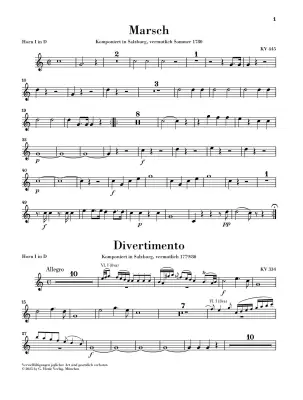 March K. 445 and Divertimento K. 334 - Mozart/Loy - Chamber Ensemble
