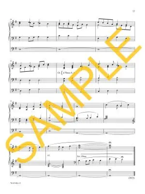Now Thank We All Our God - Conely - 3-Staff Organ - Book