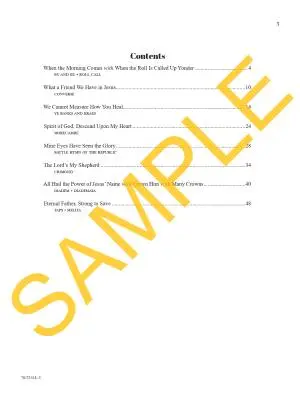 When the Morning Comes - Limbaugh - 3-Staff Organ - Book