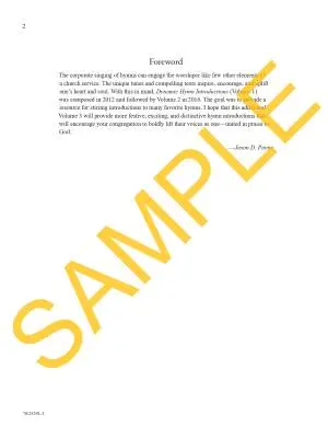 Dynamic Hymn Introductions, Volume 3 - Payne - 3-Staff Organ - Book