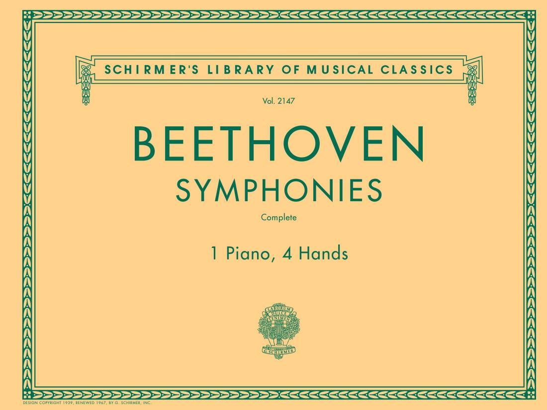 Symphonies: Complete - Beethoven - 1P4H - Book