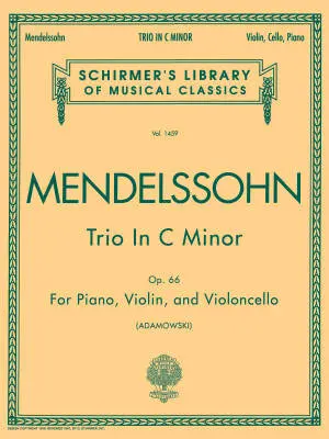 G. Schirmer Inc. - Trio in C Minor, Op. 66 - Mendelssohn/Adamowski - String Trio