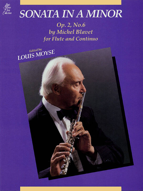 Sonata in A Minor, Op. 2, No. 6 - Blavet/Moyse - Flute/Piano - Book
