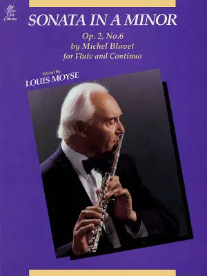 G. Schirmer Inc. - Sonata in A Minor, Op. 2, No. 6 - Blavet/Moyse - Flute/Piano - Book