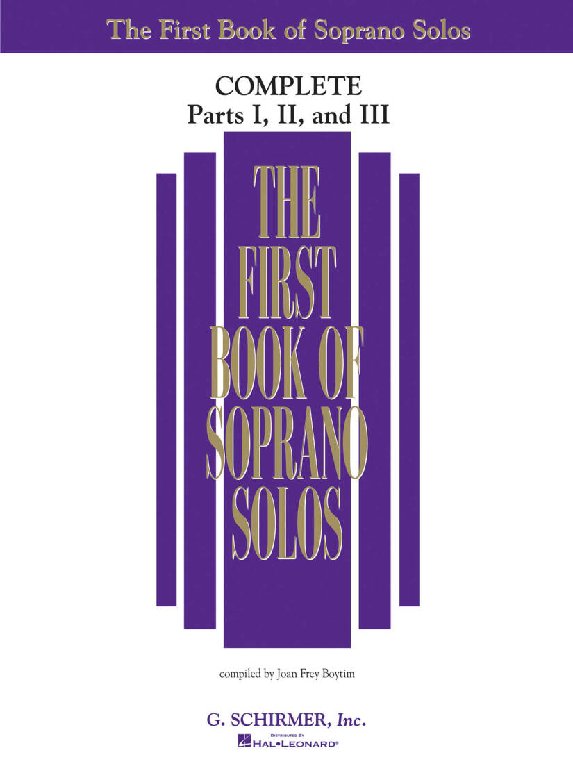 The First Book of Soprano Solos Complete, Parts I, II and III - Boytim