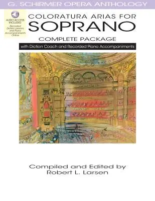 G. Schirmer Inc. - Coloratura Arias for Soprano, Complete Package - Larsen - Book/Audio Online