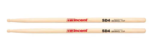 Wincent Drumsticks - SD4 Barrel Tip Maple Drumsticks