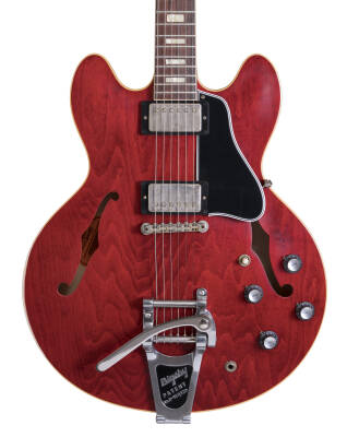 Murphy Lab Light Aged 1964 ES-335 Reissue Electric Guitar with Hardshell Case - Sixties Cherry