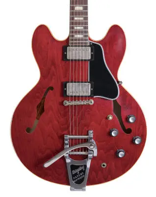 Murphy Lab Light Aged 1964 ES-335 Reissue Electric Guitar with Hardshell Case - Sixties Cherry