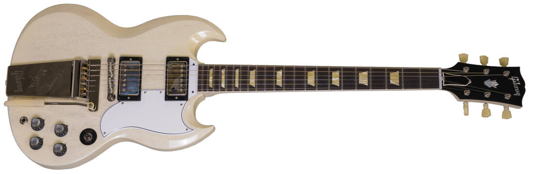 1964 SG Standard Maestro Electric Guitar with Hardshell Case - TV White