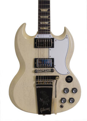 1964 SG Standard Maestro Electric Guitar with Hardshell Case - TV White