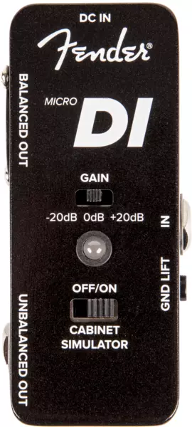 Micro DI Pedal - Black