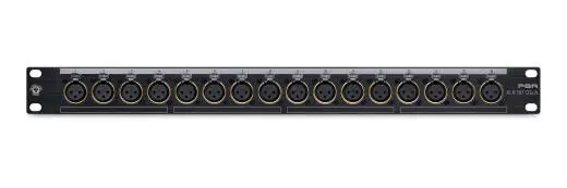 Black Lion Audio - PBR XLR 16F Dsub 16-Point Gold-Plated Female XLR/DB25 Patchbay